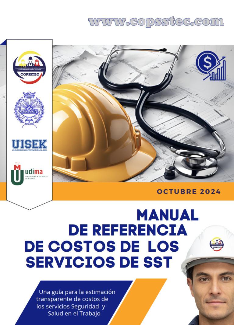 COPSSTEC presenta el Manual de Referencia de Costos de los Servicios de Seguridad y Salud en el Trabajo.